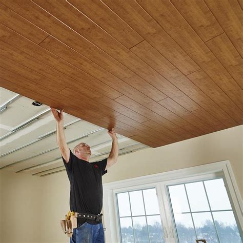 Not only can you install this material yourself in a short time, but it also withstands tough use while staying beautiful for years. . Armstrong ceiling planks